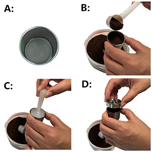 Capsulone Refillable Coffee Capsule Reusable Iperespressp Capsule Pod Coffee Filter Fit For Illy X1 X7 X9 Y1 Y3 Y5 Y9 Machine #TOP6