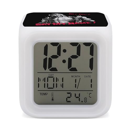 目覚まし時計 北斗の拳 めざまし時計 デジタル時計 置き時計 目覚ましライト デジタル/温度/カレンダー表示 電池式 人気