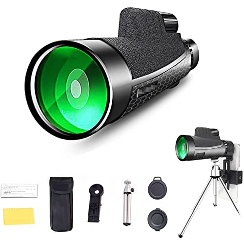 Telescopio monocular 12x50 HD antivaho que soluciona imágenes borrosas