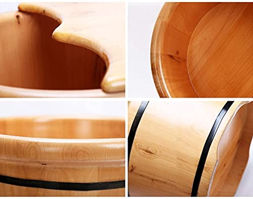 Spa de pies de madera masajeadora 36 cm alto miniatura 3