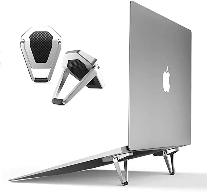 Evaluemart Mini Premium Metal Folding Portable Laptop Stand Non-Slip Base Bracket, Tabletop Risers for 10-17 Inch Laptop & Keyboard & Tablet (Pack of 2) (B0C7C2HHJ6) Amazon Price History, Amazon Price Tracker