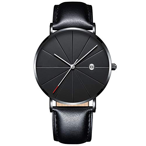 Rio Grande RADIAL SOLID �V���v�� �v���[�� �f�U�C�� ���b�V�� ���^�� ���U�[ �o���h �r�W�l�X �E�H�b�` �r ���v �����Y (������ : �u���b�N/�t���[�� : �u���b�N/�o���h : �u���b�N ���U�[) ZM-WATCH5636-