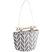 Produktbild LJLJLD Basket Wandbehang Aufbewahrungstasche 1 Tasche Stoff Leinen Wandgarderobe Closet Hang Bag Wandtasche Kleinigkeiten Kosmetik Toy Organizer, Grau