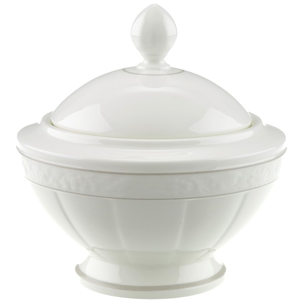 Villeroy & Boch Gray Pearl 0.35 Litre Sugar/Jampot, 6 Persons