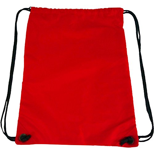 Bingone Folding Sport Backpack Nylon Drawstring Bag Home Travel Sport Storage Use Red #TOP4