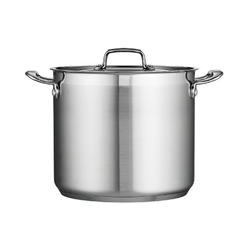 Image of Tramontina Gourmet Stainless Steel 12-Quart Stock Pot with Lid
