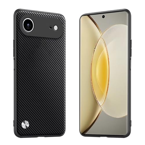 Longstong Custodia Adatta per Smartphone, Compatible with iPhone Air/iPhone 17 Air (6.5'), Cover in pelle metallica serie CODE - Kevlar