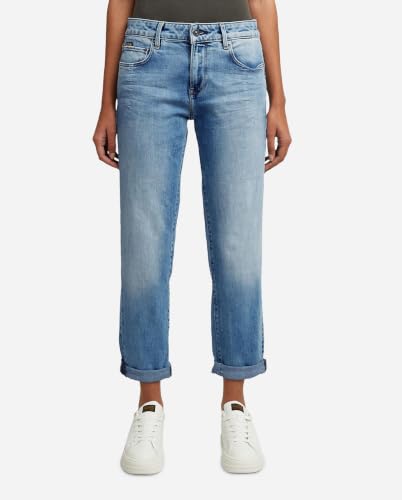 G-STAR Femme Jean Kate Boyfriend, Bleu (lt indigo aged D15264-C052-8436), 28W / 30L – vue 8