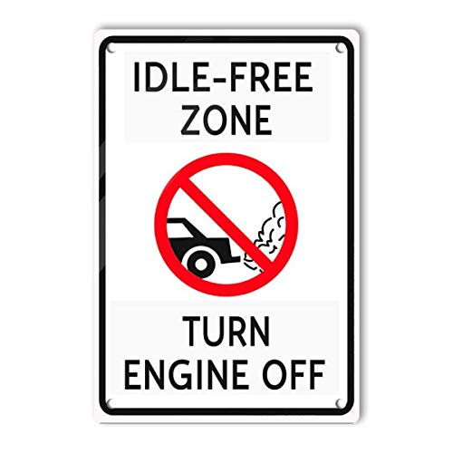 Glad grace GONEI Aluminum Idle Free Zone Turn Off Engine