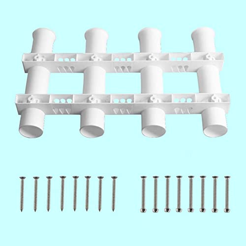 Support canne à pêche pour garage et kayak kit de 4 pièces nylon
