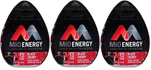 MiO Liquid Flavor Enhancer with Caffeine and B-Vitamins - 3-Pack brought by Southwind Enterprises (Black Cherry) image 4