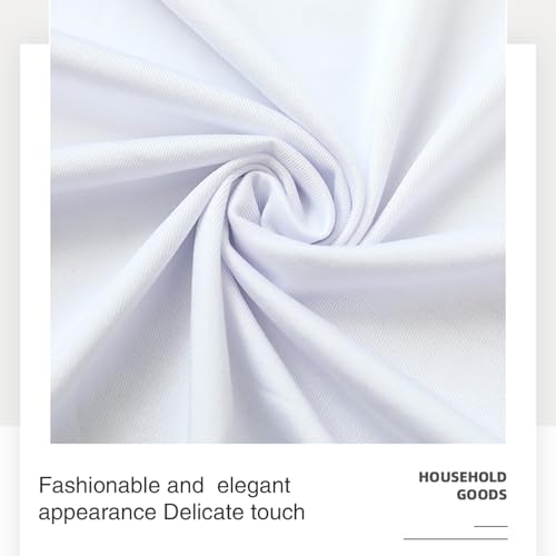 Nappe multicolore extensible de 60cm en spandex lavable pour table de bar - 4