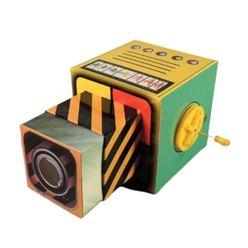 ZUNOXAZ Kinderprojektor Bastelset aus Präzise Geschnitten Stem Lernspielzeug Beobachtung Denkvermögen und Interesse an Wissenschaft Einfach Zusammenzubauen Experimentierspielzeug