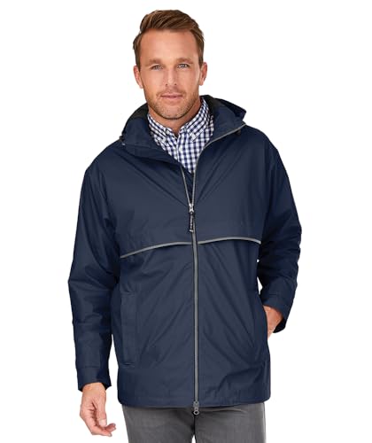 Image of Charles River Men's New Englander Waterproof Rain Jacket (Reg & Ext Sizes)