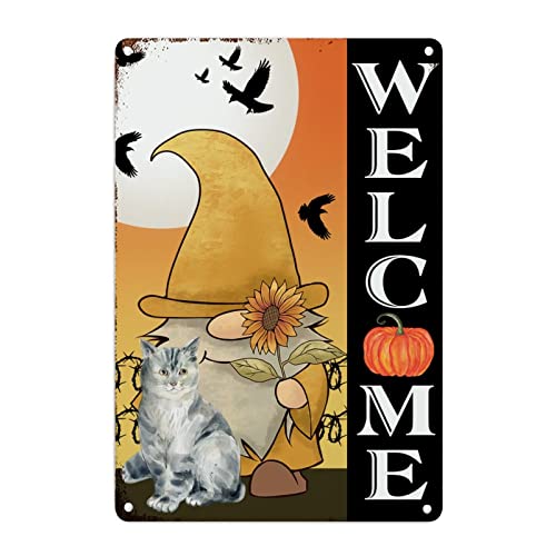 Plaque murale en métal réutilisable pour Halloween - 2