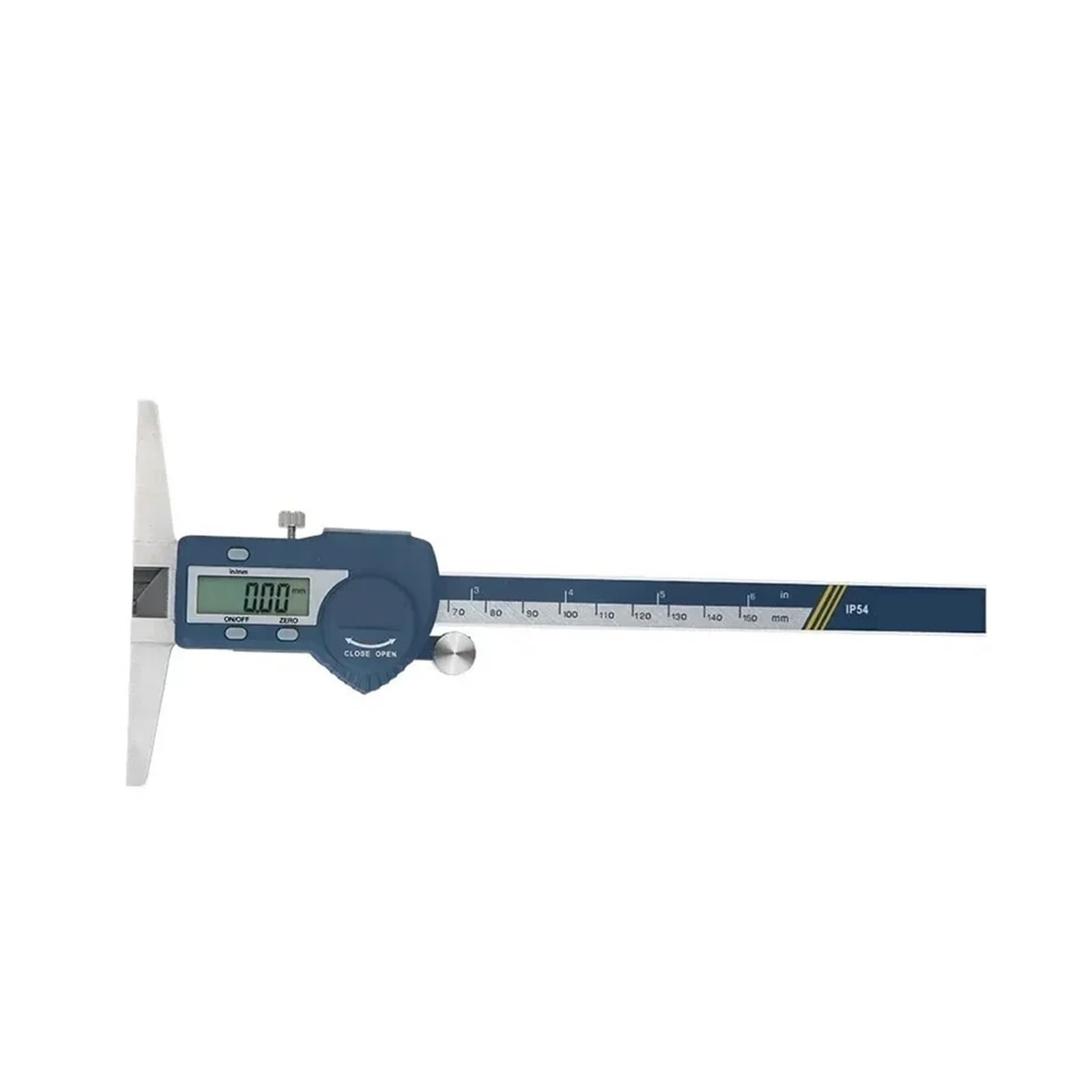 Mikrometer-Set, Tiefenmessschieber-Mikrometer 150/200/300 mm Digitaler Messschieber Edelstahl Elektrischer digitaler Tiefenmesser für Heimwerker/Haushalt(0-200mm)