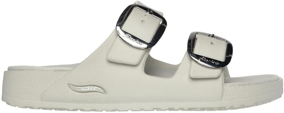 Skechers Molded Double Band Slide W Large Me Flat Sandals Skechers Molded Double Band Slide W Large Me Flat Sandals