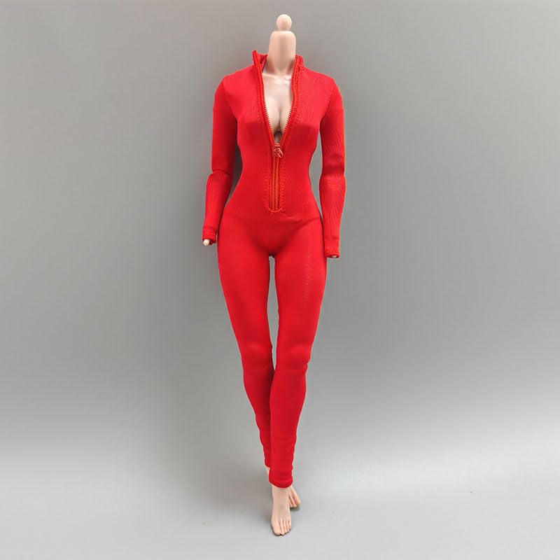 Vêtements 1/6 pour femme rouge idéal pour la photographie de figurines PH TBL JO