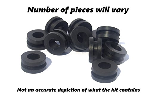 Black Complete Motorcycle Fairing Bolt Kit For Yamaha Yzf-R6 2005 Body Screws, Fasteners, And Hardware #TOP6