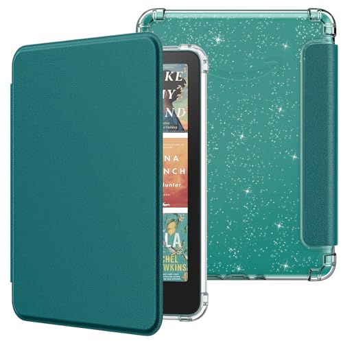 Funda para Kindle Paperwhite 2024 Verde Jade Ligera para Leer en Cafeterías