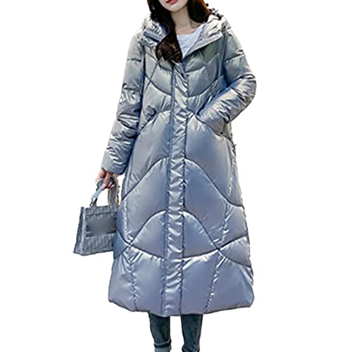 Veste polaire longue pour femme et manteau d'hiver chaud à capuche