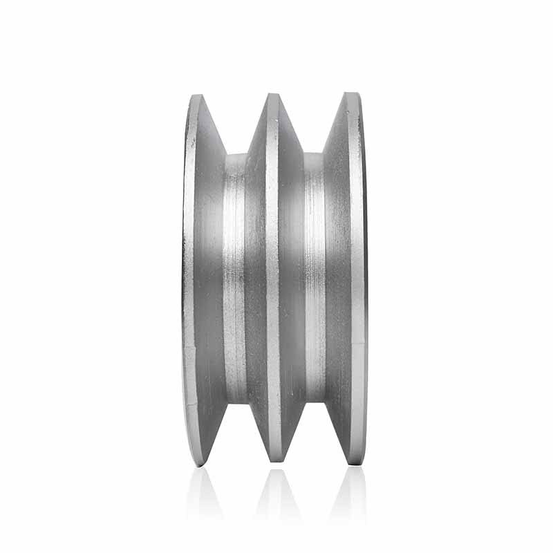 Keilriemenscheibe 60mm-160mm 2-rillig Für Keilriemen SPA 13mm, Riemenscheibe Welle von 19 mm bis 42 mm mit Keilnut (60mm, Welle: 19mm)