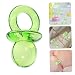Imagen de HOMOBABE Mini Chupetes Transparentes Verdes para Baby Shower