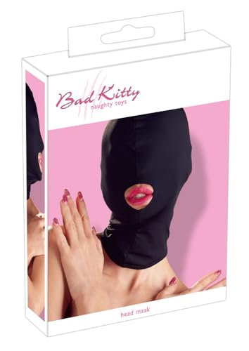 Masque cagoule noir Bad Kitty 2009108 opaque protection visage respirante