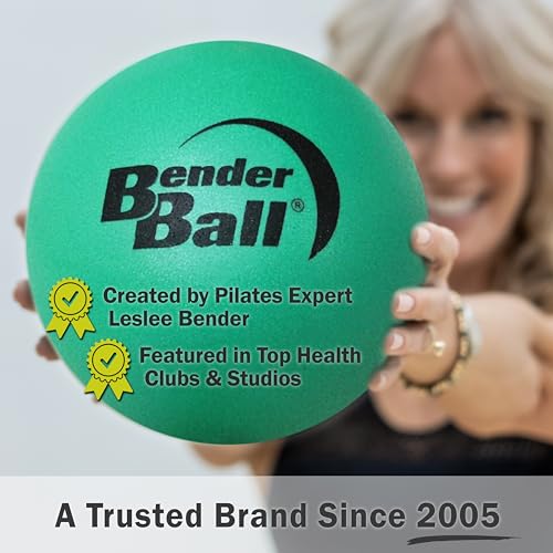 The Original 9 inch Pilates Ball - Exercise Ball for Abs, Core & Back - Workout Ball for Home Gym and Fitness Routines - Easy to Carry in Gym Bag or Luggage