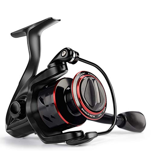 U5GAAALPPQ9 Fishing Reel- Super Light Fishing Reel 8KG Max Drag 5.0:1 Gear Ratio Freshwater Carp Fishing Coil (Spool Capacity : 3000 Series)