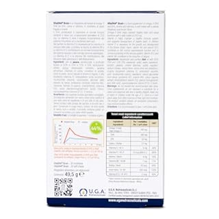 VitaDHA Brain Omega 3 Bambini 3+ Anni IFOS 5 Stelle (30 Jelly Morbide) - Senza Retrogusto di Olio di Pesce e Senza Zucchero - Gusto Fragola e Limone con Vitamina D3 e B