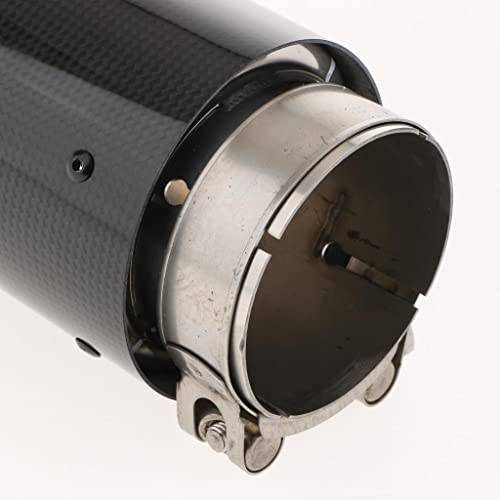 Tubo de Escapamento de Cbono Universal Silenciador de Cauda 80-101 Mm