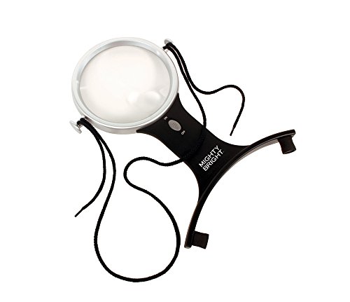 Mighty Bright 66510 Lighted 4" Hands-Free Magnifier