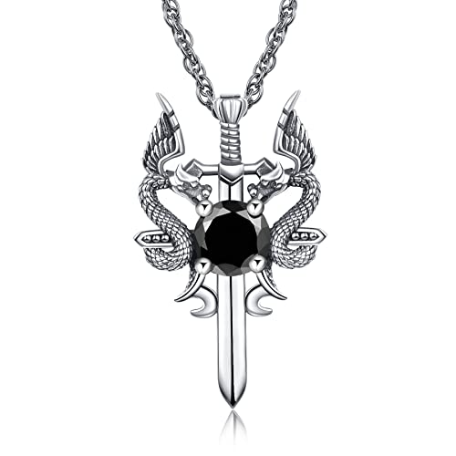 Chaîne dragon en argent 925, le cadeau vintage idéal pour homme et femme