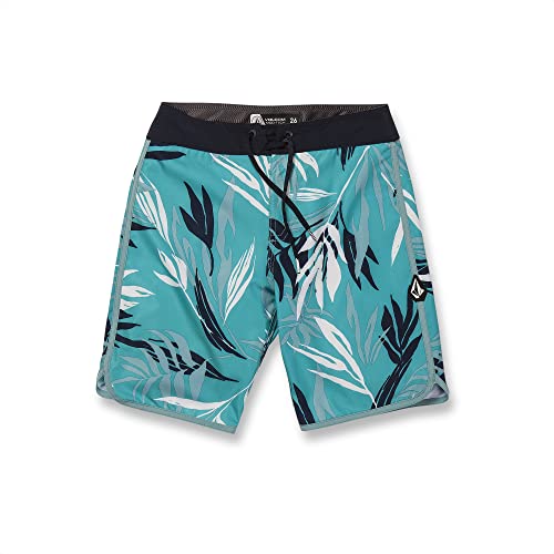 Volcom Bermuda masculina Mod Tech (tamanhos grandes e pequenos), Azul Elétrico, Azul Elétrico
