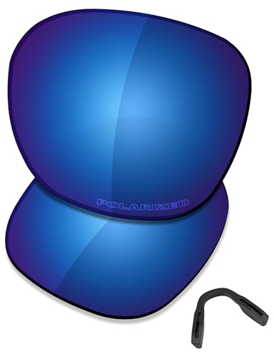 Image of Saucer Premium Replacement Lenses & Nosepads for Oakley Low Key OO9433 Sunglasses High Definition - Midnight Blue Polarized