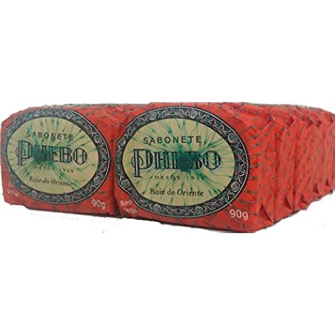 Phebo Linha Tradicional Sabonete em Barra de Glicerina Raiz do Oriente (12 x 90 Gr) Classic Collection - Glycerin Bar Soap Oriental Radish (12 x 3.2 Net Oz) Cover