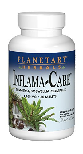 Planetary Herbals Inflama-Care 1165mg Turmeric/Boswellia Complex - 60 Tablets