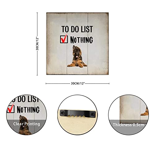 Plaque murale rustique en bois : finitions artisanales 30,5 cm - 2