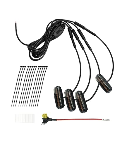 4 Piezas Luces LED Ámbar para Parrilla de Camión miniatura 1