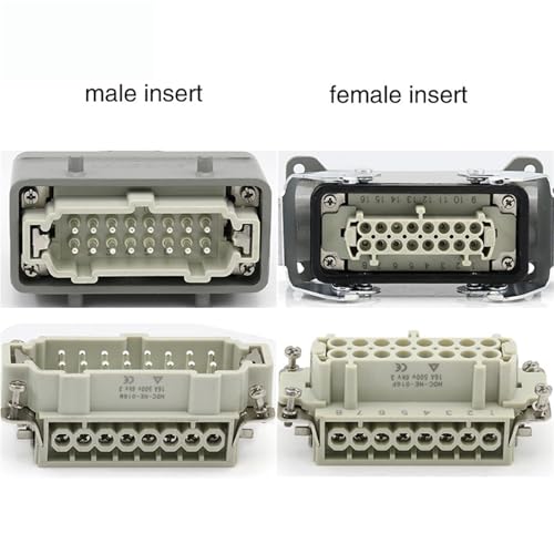 Connecteurs lourds 16 noyaux A500v double boucle