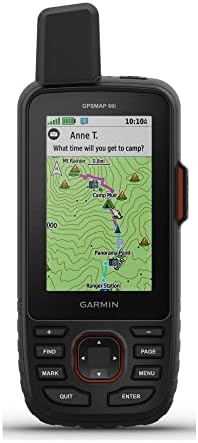 Garmin GPSMAP 66i, GPS Handheld and Satellite Communicator, Featuring TopoActive Mapping and inReach Technology