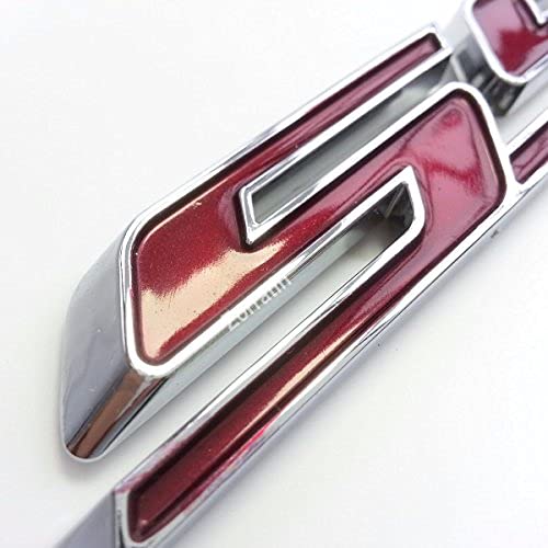 Small SS Logo Emblem Badge For Chevy Camaro, Corvette & Other GM Vehicles - 3.5" Peel & Stick