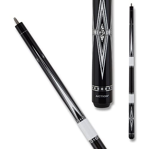 Taco de billar Action BW26 Black & White 18oz miniatura 2