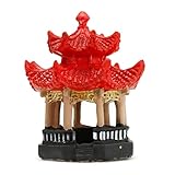 Sdeetesamjun Fairy Garden Accessories Mini Pavilion Pagoda Garden Statue Zen Garden for Desk Japanes
