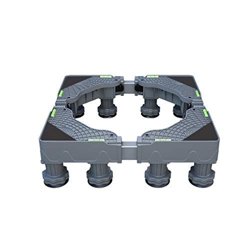 Base Lavadora, Base de Soporte para Lavadora, Ajustable, Longitud/Ancho del frigorífico: 40 cm, Altura del Soporte Inferior del congelador: 68 cm.