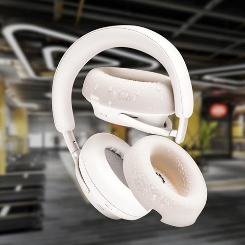 Image of WC SweatZ QC Ultra - Patented Protective Earpad Covers Compatible with Bose QuietComfort Ultra Gen 1 & Gen 2 by Wicked Cushions | Sweatproof & Washable | White Smoke