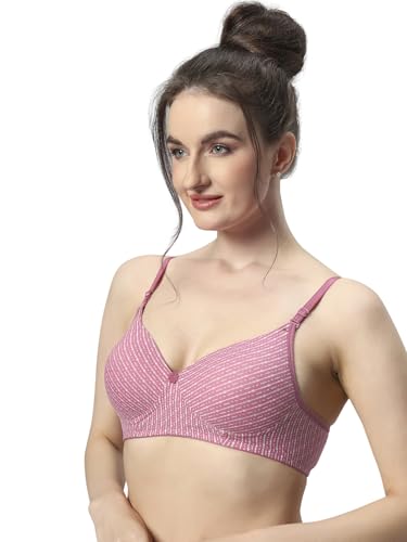 Image of Sonari Maggi Womens Lightly Padded Polyester T Shirt Bra | Wire Free, Lightly Padded Cups, Medium Coverage, Detachable Straps, U Back Design | Hook and Eye Closure, Essential Everyday Bra