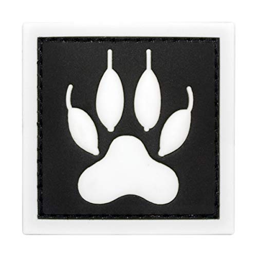 Cobra Tactical Solutions - Parche Militar de PVC K9 CLAWS DOG BLACKHAWK PVC Patch con Cierre de Velcro para Airsoft, Paintball, Ropa táctica y Mochila Cover