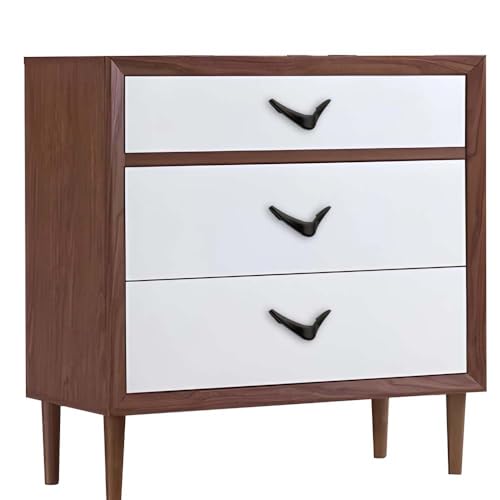 Image of VOLO V knobs for Drawers and cabinets for Home /Kitchen /Offices and Hotels - Versatile Solution for Home, Hotel, and Office Doors (Black, 2)
